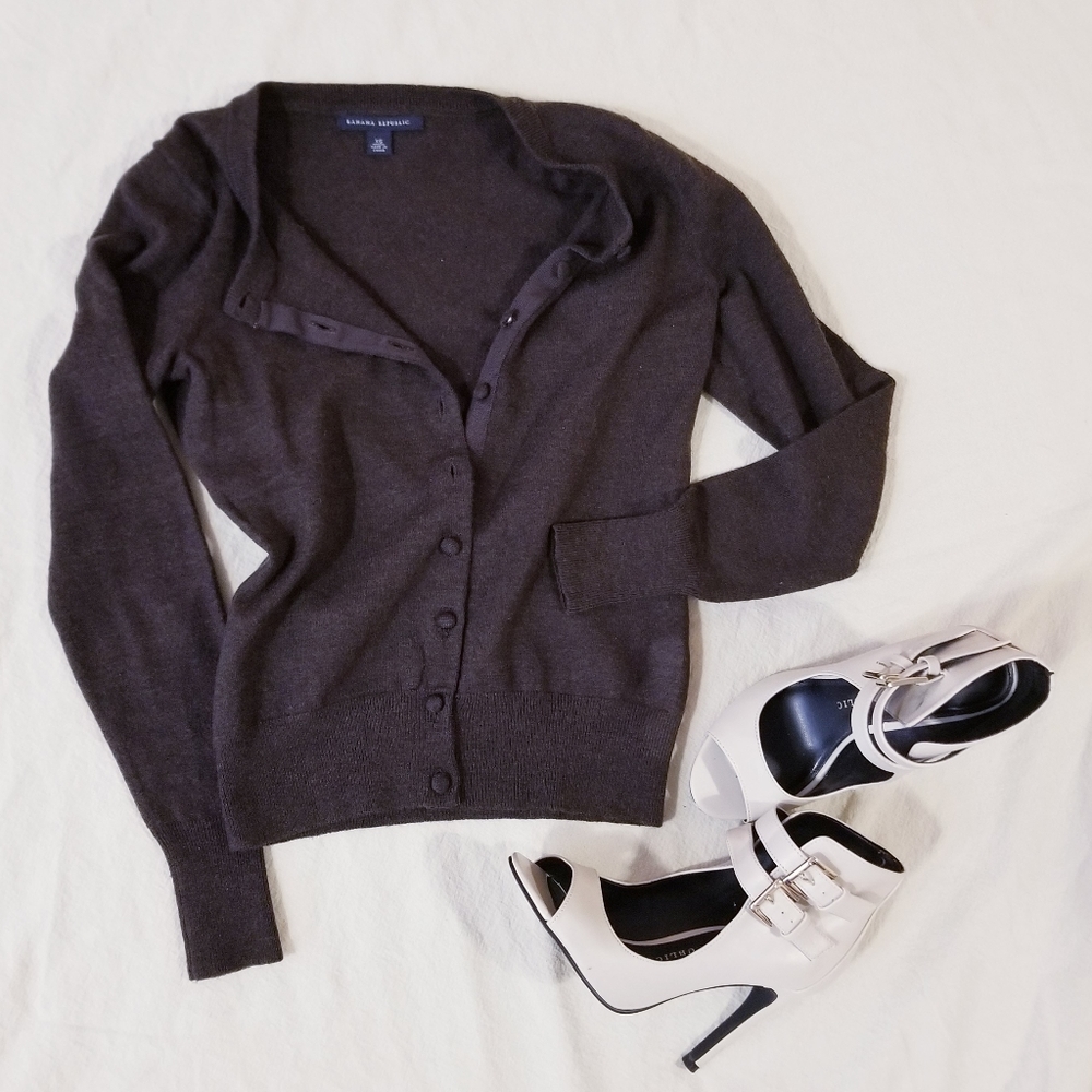 Banana Republic Merino Wool Cardigan